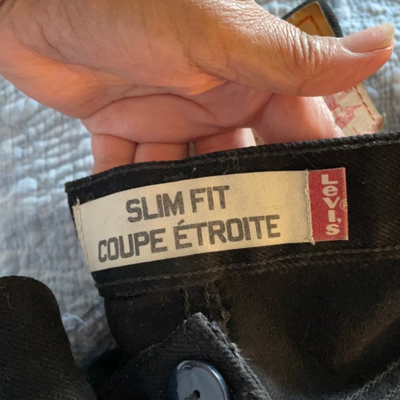 Black slim fit Levi’s red tag - Picture 2 of 4